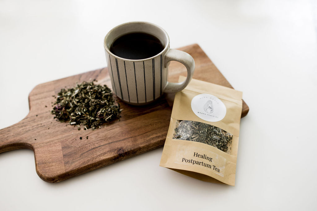 Postpartum Tea Blend (Nettles, Red Clover, Raspberry, Oat Straw)