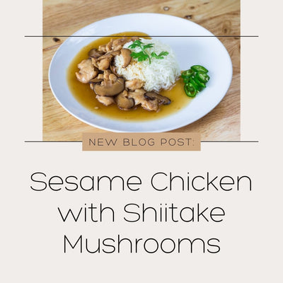Sesame Chicken with Shiitake Mushrooms