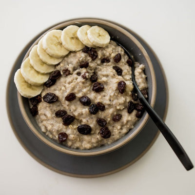 Banana Chia Oatmeal Congee + Collagen